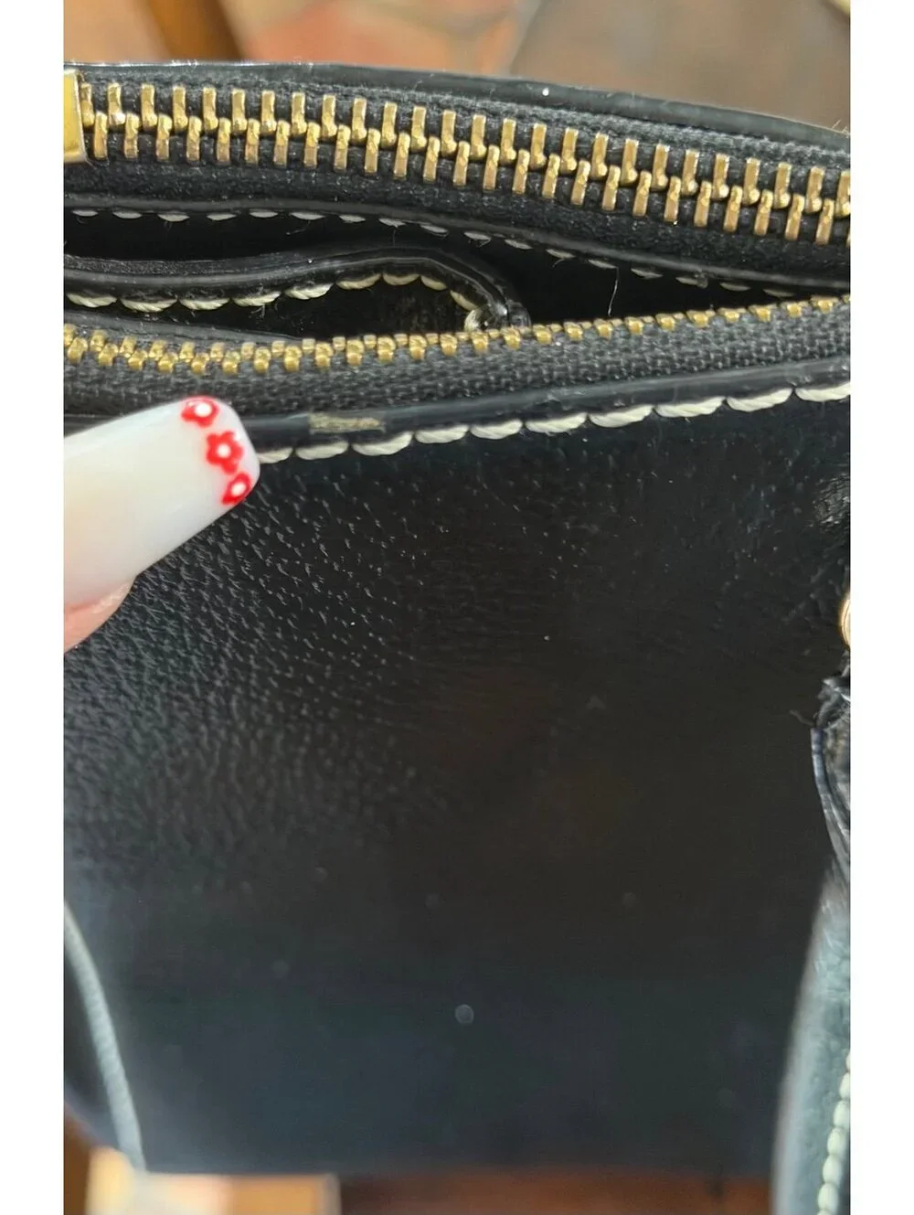 Kate Spade New York Martine Wellesley Wkru1659 Tote Purse - Black Leather Bag